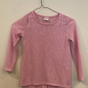 Large, Arizona, pink sweater